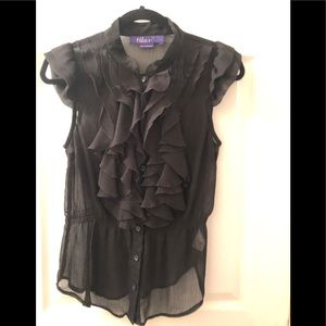 Super cute tank style blouse size Large